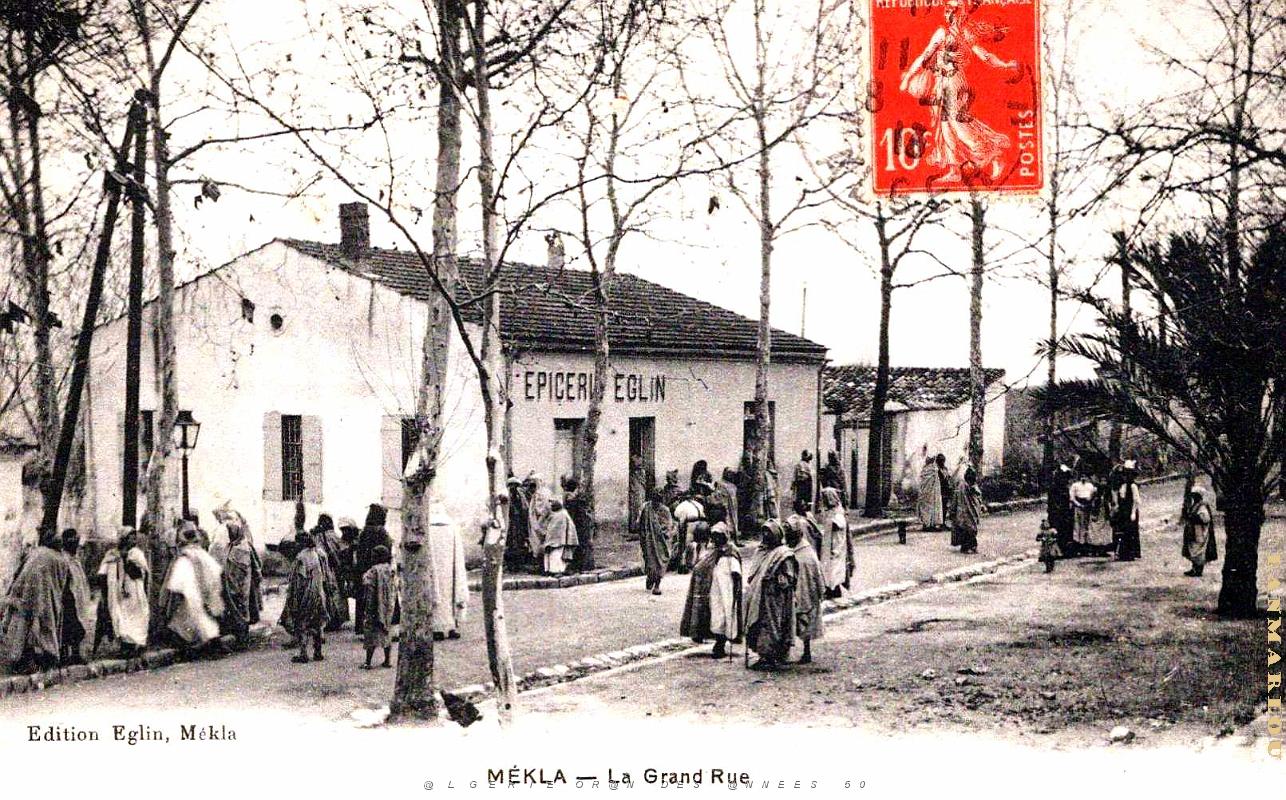 Mekla - Pres de Tizi-Ouzou - Grand Rue - 1913.jpg